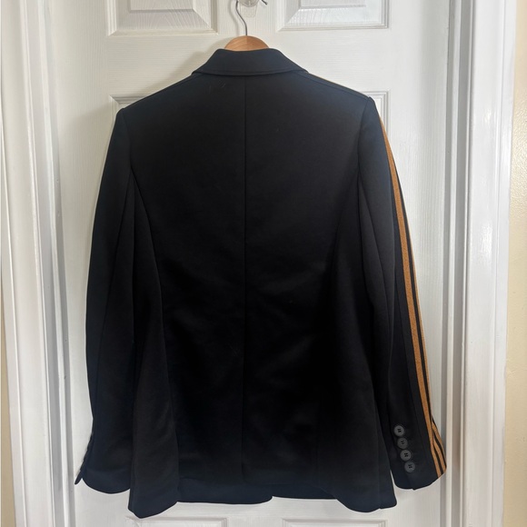 Adidas Ivy Park Black Blazer with Gold Accents Medium Size - Picture 2 of 10